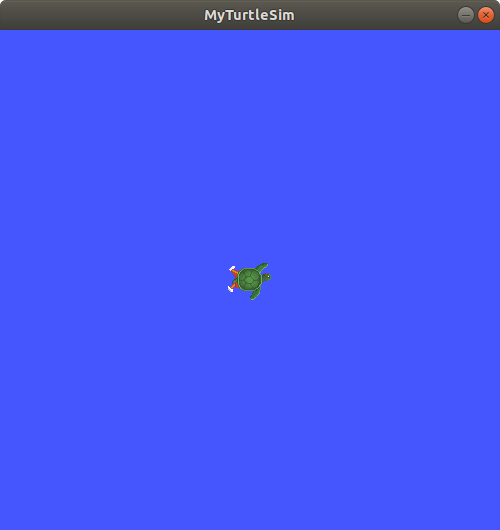 オーバーレイでのturtlesim